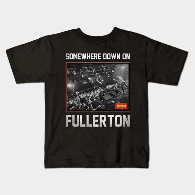 Somewhere Down On Fullerton Kids T-Shirt by Rotten Reviews